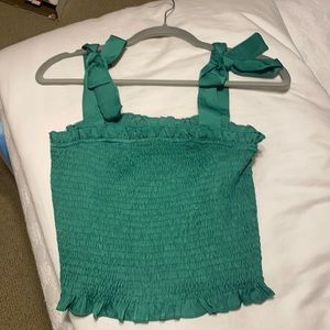 TCEC, emerald green top, size large
